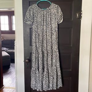 Maxi animal print dress. Soft, can be dressed up or down